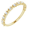 14K Rose 1/2 CTW Natural Diamond Anniversary Band