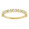 14K Rose 1/2 CTW Natural Diamond Anniversary Band