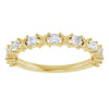 14K Rose 1/2 CTW Natural Diamond Anniversary Band