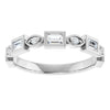 14K Rose 3/8 CTW Natural Diamond Anniversary Band