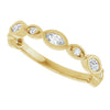 14K Rose 3/8 CTW Natural Diamond Anniversary Band