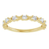 14K Rose 1/2 CTW Natural Diamond Anniversary Band