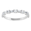 14K White 1/2 CTW Natural Diamond Anniversary Band