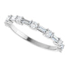 14K White 1/2 CTW Natural Diamond Anniversary Band