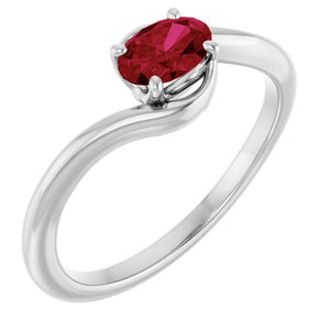 Lab-Grown Ruby Ring