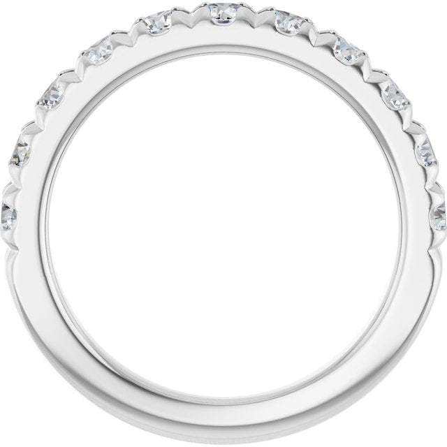 14K White 1/4 CTW Natural Diamond Anniversary Band