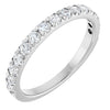 Elegant 14K White Gold Diamond Anniversary Ring with 1/4 CTW Natural Diamonds