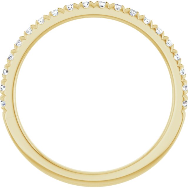 14K White 1/4 CTW Natural Diamond Anniversary Band