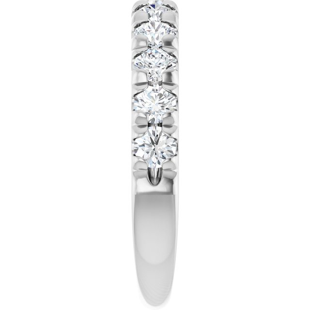 Elegant 14K White Gold Diamond Anniversary Ring with 1/4 CTW Natural Diamonds