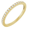 14K White 1/4 CTW Natural Diamond Anniversary Band