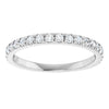 Elegant 14K White Gold Diamond Anniversary Ring with 1/4 CTW Natural Diamonds