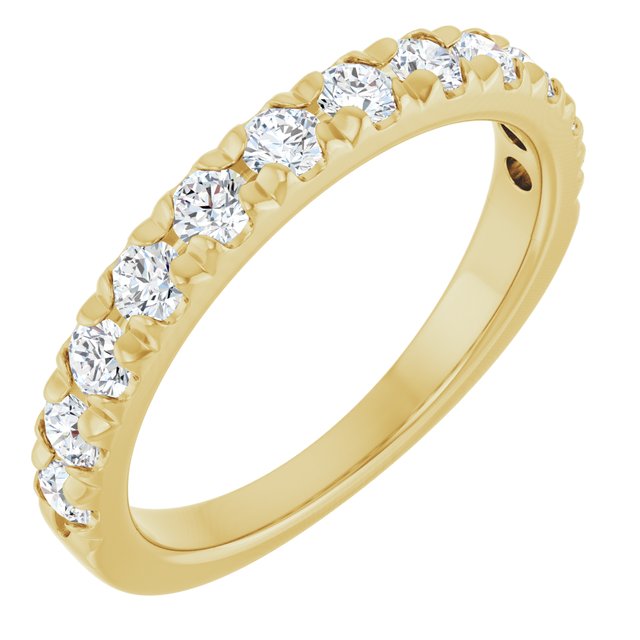 14K White 1/4 CTW Natural Diamond Anniversary Band