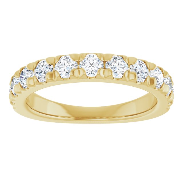 Elegant 14K White Gold Diamond Anniversary Ring with 1/4 CTW Natural Diamonds