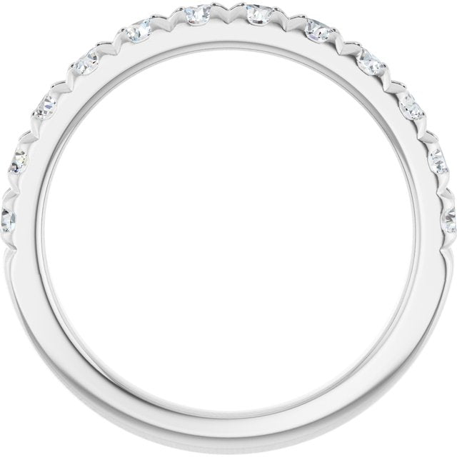 14K White 1/4 CTW Natural Diamond Anniversary Band