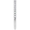 14K White 1/4 CTW Natural Diamond Anniversary Band