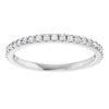 14K White 1/4 CTW Natural Diamond Anniversary Band