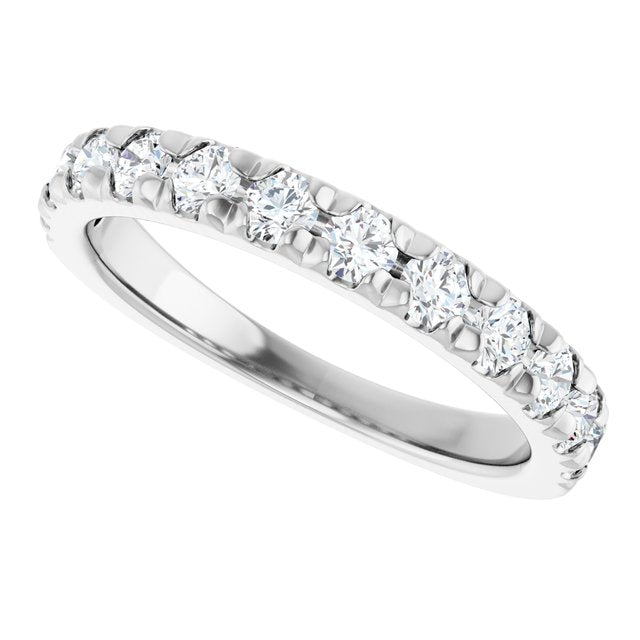 14K White 1/4 CTW Natural Diamond Anniversary Band