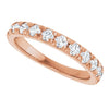 14K White 1/4 CTW Natural Diamond Anniversary Band