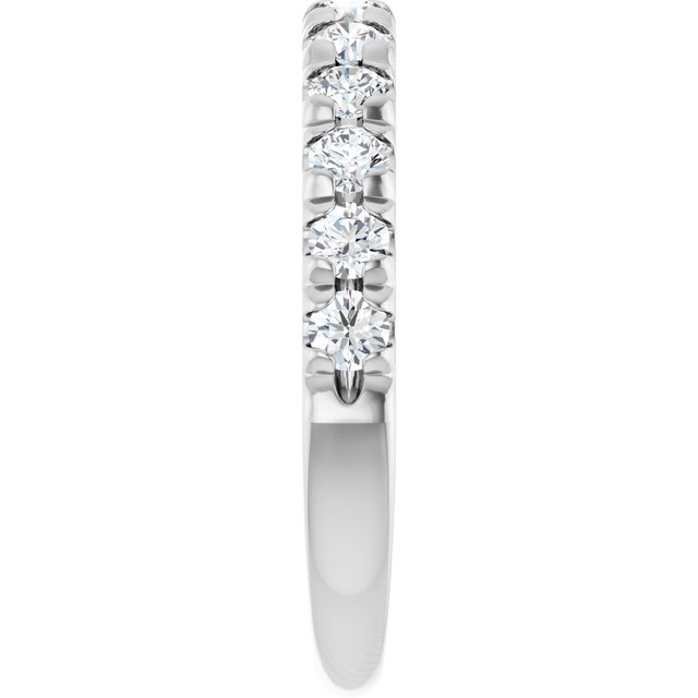 Elegant 14K White Gold Diamond Anniversary Ring with 1/4 CTW Natural Diamonds