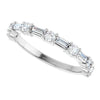 14K White 1/2 CTW Natural Diamond Anniversary Band