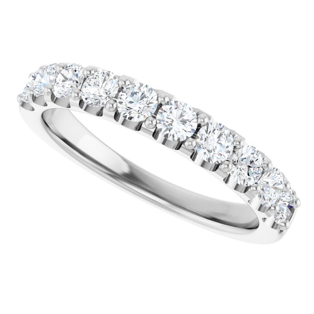 14K White 1/4 CTW Natural Diamond Anniversary Band