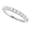 14K White Gold 1/4 Carat Natural Diamond Anniversary Ring