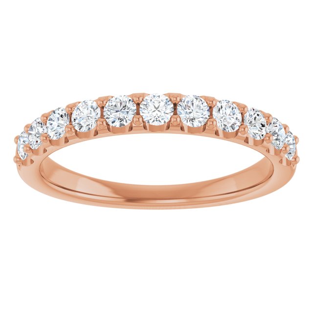 14K White 1/4 CTW Natural Diamond Anniversary Band