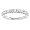 14K White Gold 1/4 Carat Natural Diamond Anniversary Ring