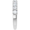 14K White Gold 1/4 Carat Natural Diamond Anniversary Ring