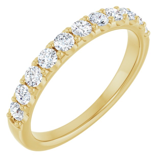 14K White 1/4 CTW Natural Diamond Anniversary Band