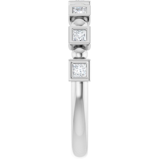 14K Rose 1/3 CTW Natural Diamond Anniversary Band