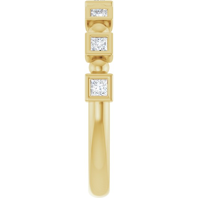 14K Rose 1/3 CTW Natural Diamond Anniversary Band