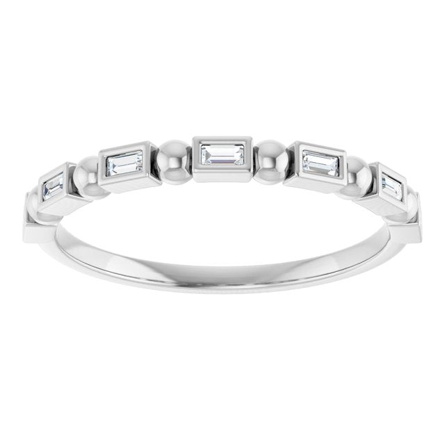 14K Rose 1/3 CTW Natural Diamond Anniversary Band