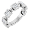 14K Rose 1/3 CTW Natural Diamond Anniversary Band