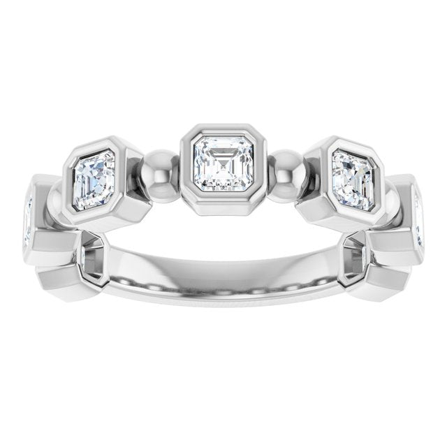 14K Rose 1/3 CTW Natural Diamond Anniversary Band