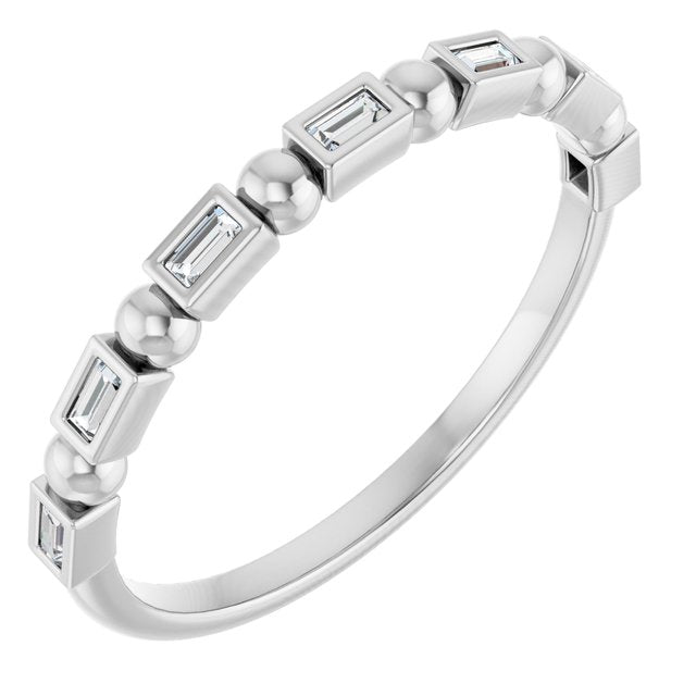 14K Rose 1/3 CTW Natural Diamond Anniversary Band