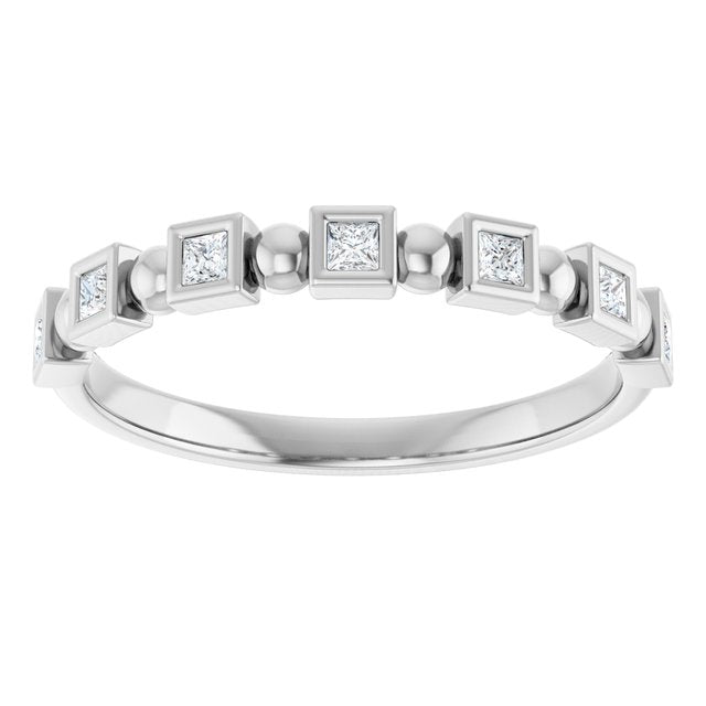 14K Rose 1/3 CTW Natural Diamond Anniversary Band