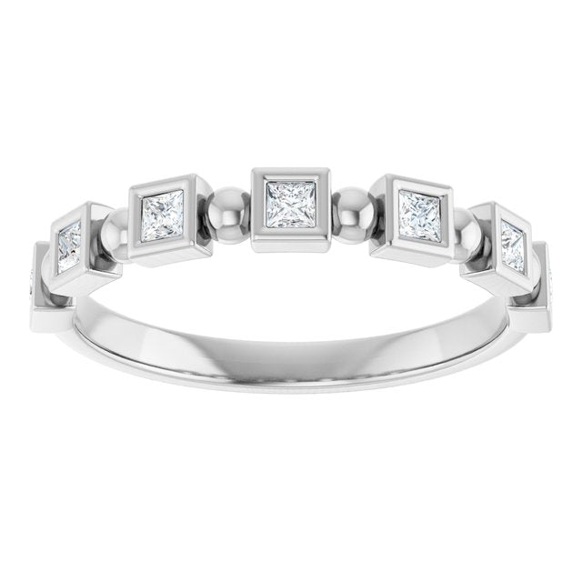 14K Rose 1/3 CTW Natural Diamond Anniversary Band