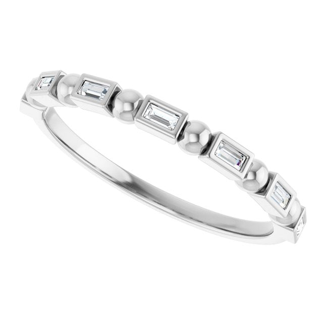 14K Rose 1/3 CTW Natural Diamond Anniversary Band