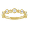 14K Rose 1/3 CTW Natural Diamond Anniversary Band