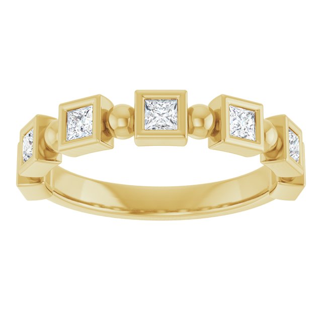 14K Rose 1/3 CTW Natural Diamond Anniversary Band