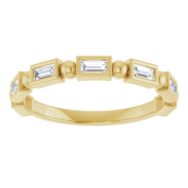 14K Rose 1/3 CTW Natural Diamond Anniversary Band