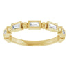 14K Rose Gold Asscher-Cut Diamond Anniversary Ring with 1/3 CTW