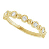 14K Rose 1/3 CTW Natural Diamond Anniversary Band