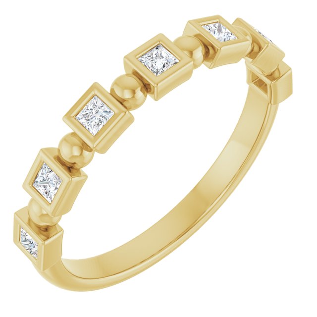 14K Rose 1/3 CTW Natural Diamond Anniversary Band