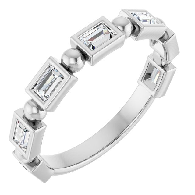 14K Rose 1/3 CTW Natural Diamond Anniversary Band