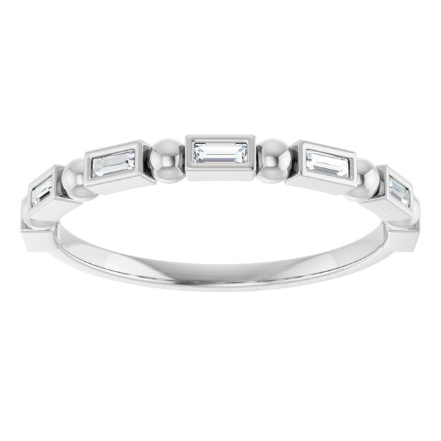 14K Rose 1/3 CTW Natural Diamond Anniversary Band