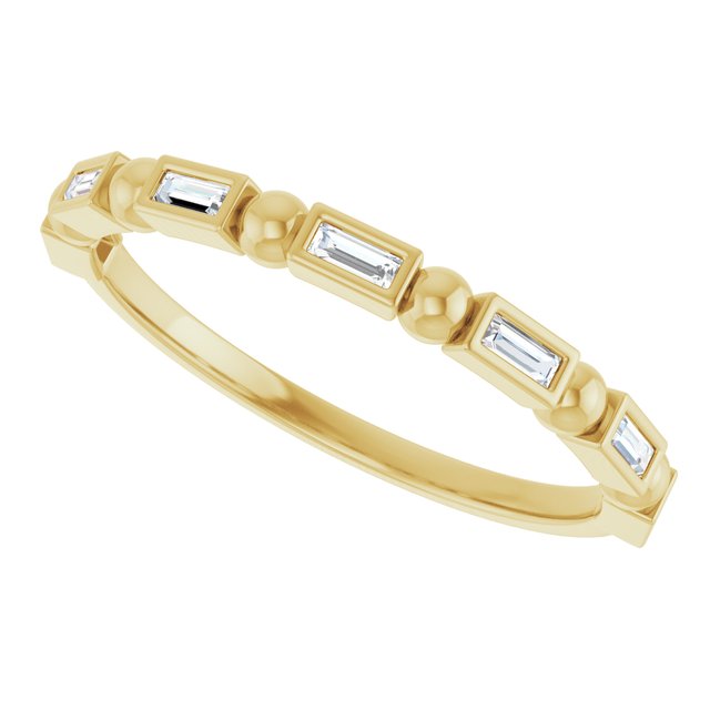 14K Rose 1/3 CTW Natural Diamond Anniversary Band