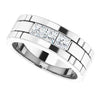 14K White Gold 5/8 CTW Natural Diamond Band – Elegant Design