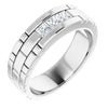 14K White Gold 5/8 CTW Natural Diamond Band – Elegant Design